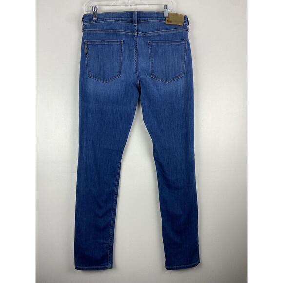 PAIGE Denim - Paige Womens Lennox Blue Medium Wash Stretch Jeans Size 30X31 (1051)